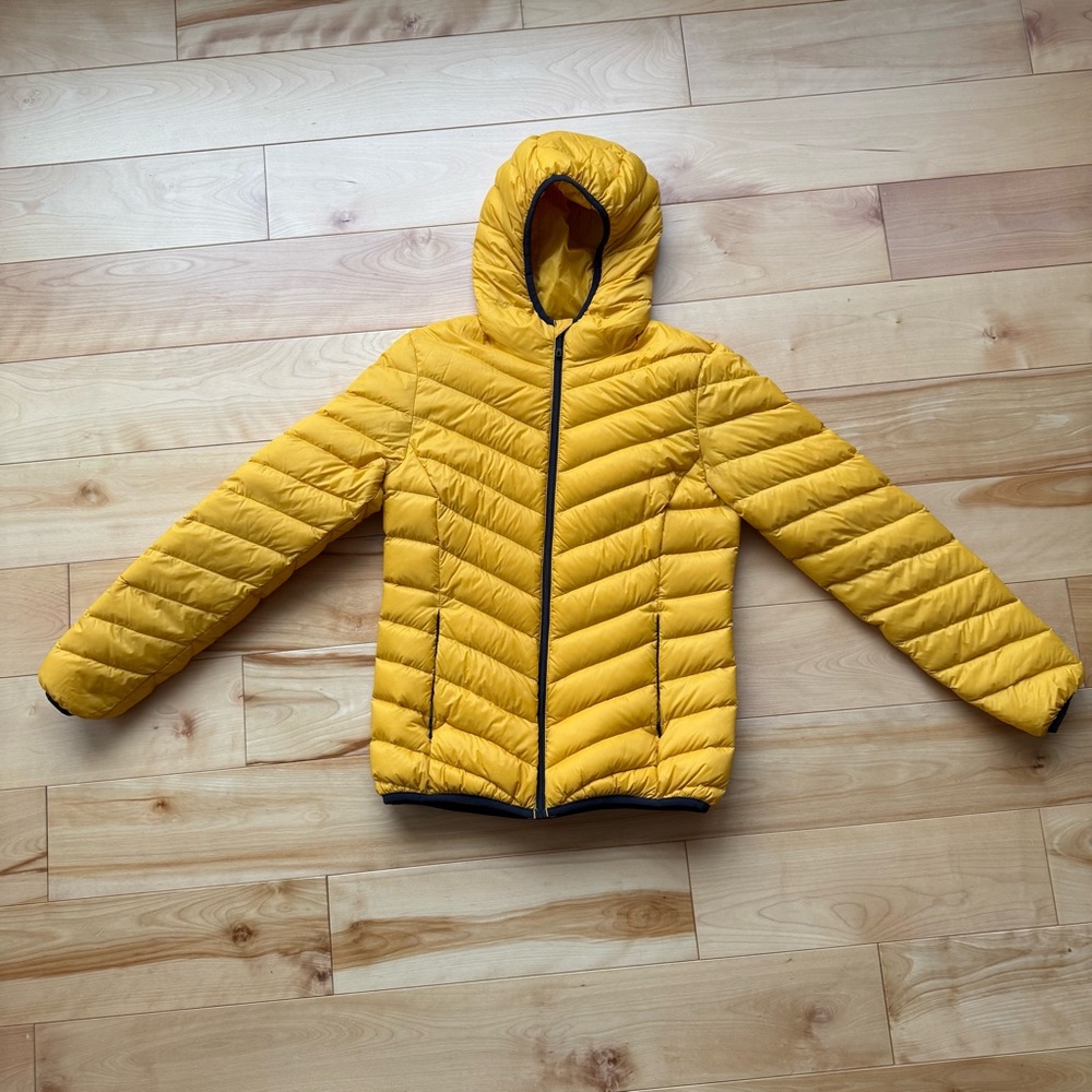 Simons iFiv 5 Down Filled Yellow Puffer Jacket